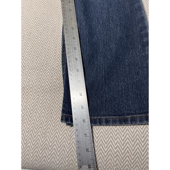 Oh Baby by Motherhood Maternity Jeans Small Bootcut Over Belly Panel Blue - Picture 3 of 10